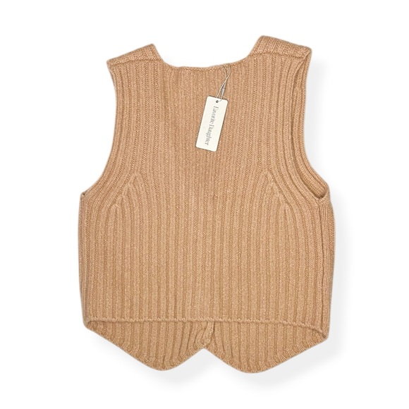 FAVORITE DAUGHTER The Knit Favorite Vest, Wool/Cashmere Mauve, XS - Picture 12 of 14